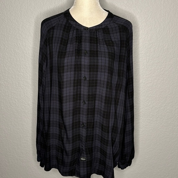 Rails Women’s Edith Arctic Plaid Button Front Shirt Size Large - Picture 1 of 11